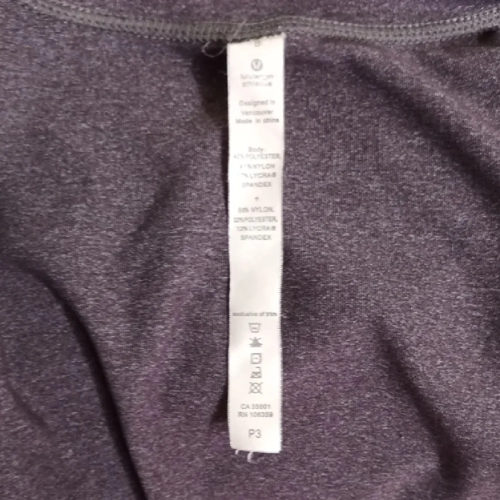 Size 8 Purple and Gray Sweater with Stand-Up Collar - Picture 9 of 15